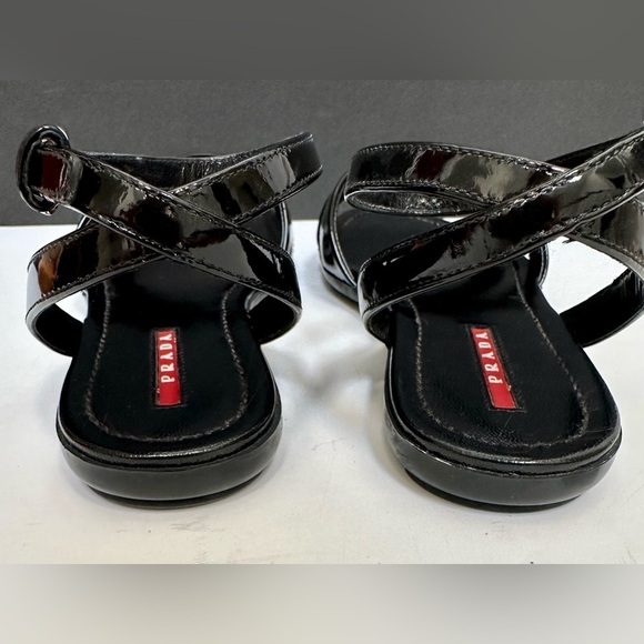 Prada Patent Leather Sandal - Picture 3 of 6